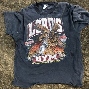 Vintage the Lords force workaholics T-shirt size L